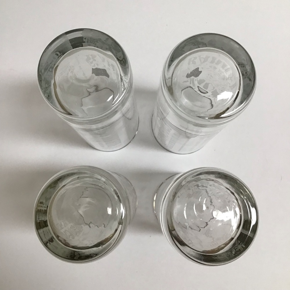Jack Daniels Whiskey 4 Highball Tumbler Glasses Tall Boy 10 oz Old No. 7 Bar USA - Picture 14 of 16